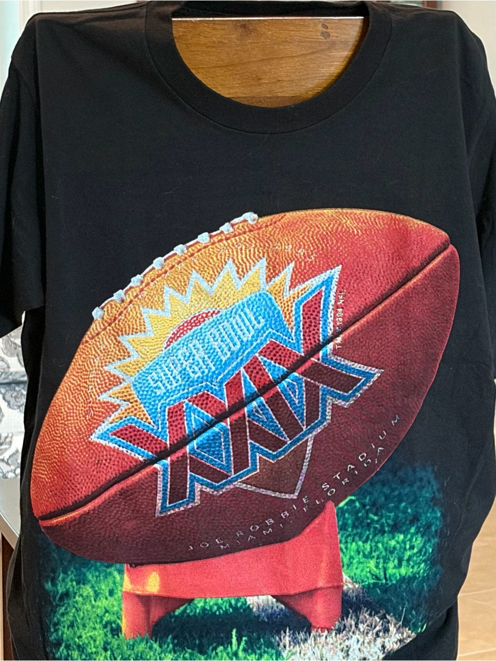 Black Graphic Football T-Shirt - Nutmeg brand